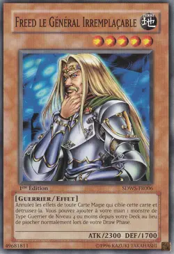 Freed le General Irremplacable - SDWS-FR006 -Carte YU-GI-OH - Neuve - Francaise - Image 1