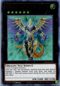 Yu-Gi-Oh! Hieratic Dragon King of Atum GFTP-EN051 Ultra Rare 1st Edition nm - Image 1