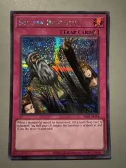 YUGIOH SOLEMN JUDGMENT ASIA ENGLISH EDITION ES02-AE108 SECRET RARE - Image 1