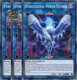 Yugioh! 3x Purification Power Patron CORI-EN039 Super Rare 1st Ed NM - Image 1