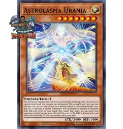 Yugioh! 1x Astrazma Urania CORI-EN023 Ultra Rare 1st Ed NM - Image 1