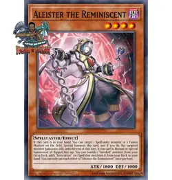 Yugioh! 1x Aleister the Reminiscent CORI-EN015 Secret Rare 1st Ed NM - Image 1