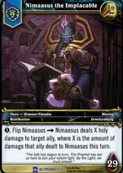 Nimaasus the Implacable - Promo - World of Warcraft TCG - Image 1