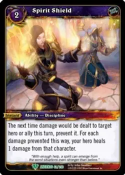 Spirit Shield - War of the Ancients - World of Warcraft TCG - Image 1