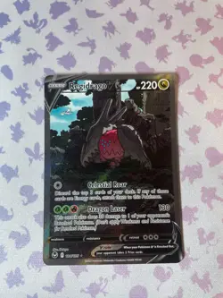 Regidrago V - 184/195 - Silver Tempest - Pokemon TCG Card NM Alt Art Rare - Image 2