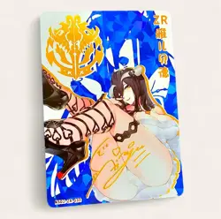 Goddess Story Waifu Card TCG | Albedo - Overlord | ZR | NS02-ZR-030 ~ Signature - Image 3