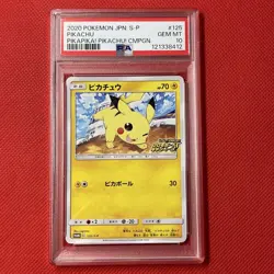 PSA10 Pikachu 125/S-P Pokemon Card Promo - Image 2