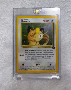Pokemon Card Promo Meowth Old Backside English Version Overseas Meowth - Image 1
