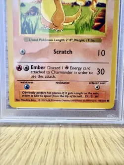 [PSA9] Charmander Charmander English version Pokemon card old back - Image 3