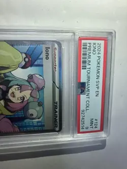 Pokemon Card Game Overseas Promo Iono Nanjamo PSA9 - Image 3