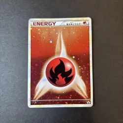 Basic Fire Energy Blizzard Energy DPt Promo Pokemon Card - Image 2