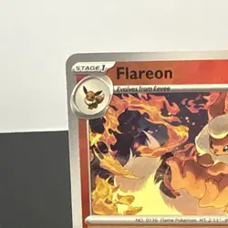 Pokemon TCG Flareon (Master Ball) 013/131 SV Prismatic Evolutions Holo - Image 3