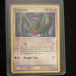 Pokemon TCG Vintage Rayquaza POP Series 1 Promo English 2004 3/17 (NM Condition) - Image 1