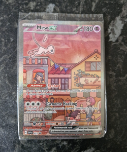 Mew ex 053 Sv: Scarlet & Violet Promo Cards Holo Sealed with Code - Image 1