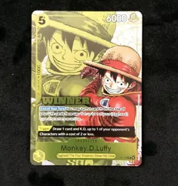 One Piece English - Monkey.D.Luffy - P-106 Winner - Promo - EN - Image 1