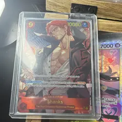 Namco Shanks OP01-120 Secret Rare Alternate Art Foil Premium Booster One Piece … - Image 1