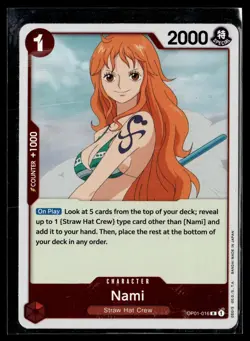 One Piece TCG Romance Dawn #OP01-016 Nami - Image 1