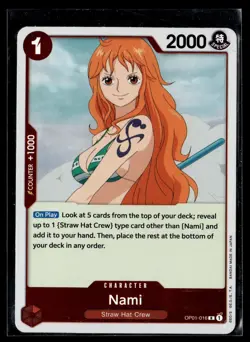 One Piece TCG Romance Dawn #OP01-016 Nami - Image 1