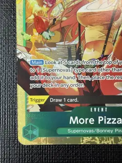 Bandai One Piece More Pizza!! OP07-037 Uncommon Foil Full Art Event EN Cost 1 - Image 4