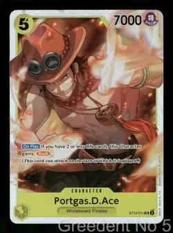 Portgas.D.Ace (011) ST13-011 Ultra Deck: The Three Brothers One Piece Foil LP - Image 1