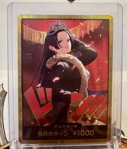 Boa Hancock Gold DON!! EB03 JP Extra Booster Heroines Edition Japanese OPTCG - Image 2