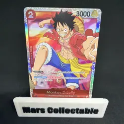 One Piece Monkey.D.Luffy OP01-024 SR Romance Dawn NM - Image 1