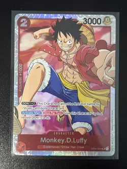 One Piece Monkey.D. Luffy - OP01-024 - SR - Foil Romance Dawn C - Image 1