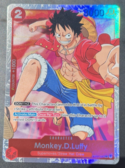 One Piece TCG OP01-024 Monkey.D.Luffy SR English - Image 1