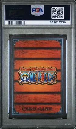 PSA 8 2003 BANDAI ONE PIECE CCG JAPANESE PIRATES' BOND NAMI W13 - Image 2
