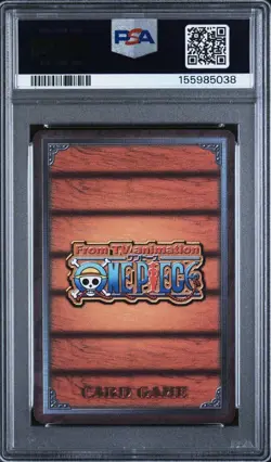 PSA 9 2002 BANDAI ONE PIECE CCG JAPANESE ASSAULT ON BAROQUE WORKS W14 LUFFY - Image 2