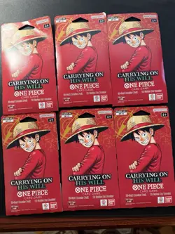 One Piece CCG OP-13 Lot of 6 Sleeved Booster Packs Factory Sealed English TCG - Image 2