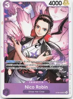Nico Robin ST26-003 Starter Deck 26: PURPLE/BLACK Monkey.D.Luffy OP Foil LP - Image 1
