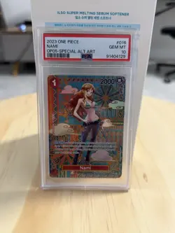 2023 One Piece Nami Special Alternate Art OP05-016, PSA 10 - Image 1