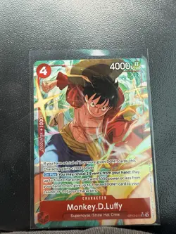 Monkey.D.Luffy (Alternate Art) OP12-015 Legacy of the Master Foil - Image 1