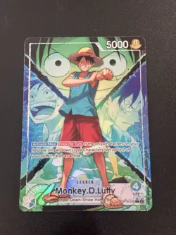 One Piece OP16-022 Monkey D Luffy Alt Art Leader OP16 - Image 1