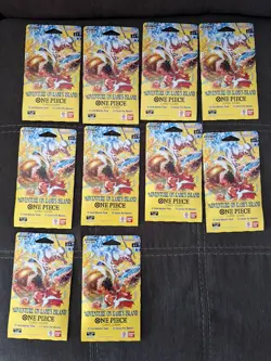 One Piece (OP15) - Adventure on Kami's Island Sleeved Booster Packs - Lot Of 10 - Image 1