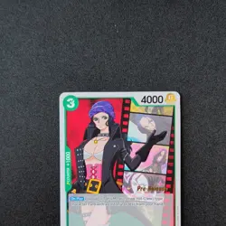 Pre Release -Nico Robin OP02-037 Uncommon Gold stamp - Image 2