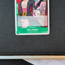 Pre Release -Nico Robin OP02-037 Uncommon Gold stamp - Image 3
