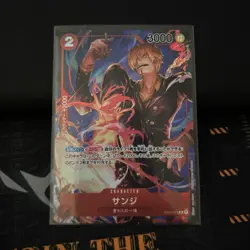 Bandai One Piece Sanji Rare Parallel Foil OP01-013 Romance Dawn - Image 1