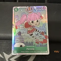 Bandai One Piece CCG Perona SR Alt Art Foil OP12-034 Legacy Master EN - Image 1