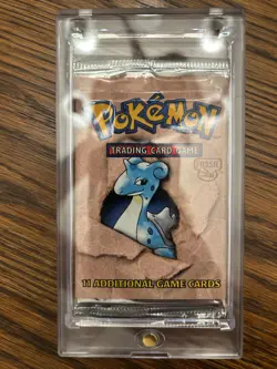1999 Pokemon Fossil Sealed Heavy Booster Pack – Lapras Artwork – WOTC - Image 1
