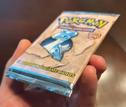 1999 Pokemon Fossil Sealed Heavy Booster Pack – Lapras Artwork – WOTC - Image 3