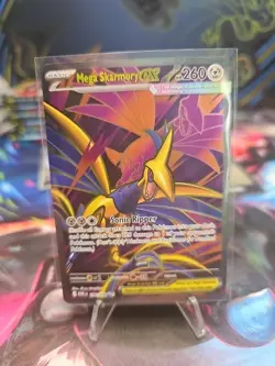 Mega Skarmory ex 106/088 Full Art Ultra Rare Perfect Order Pokemon Card - Image 1