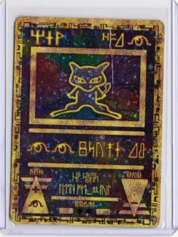Mew Holo Ancient Mew Promo WOTC English 2000 Pokemon Card - Creases front back - Image 1