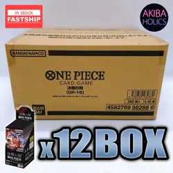 One Piece Card Game The Time of Battle OP-16 Sealed Case (12 BOX) Japanese New - Image 1