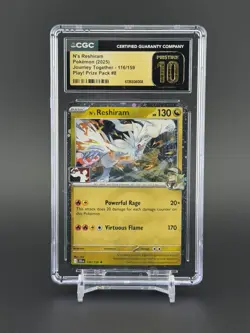 N's Reshiram - Rare Prize Pack Series Cards 116/159 CGC PRISTINE 10 low pop - Image 1
