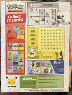Lucky Charms Box 3 Pokemon 25th Anniversary Pokemon cards Foil Pikachu Checklist - Image 2