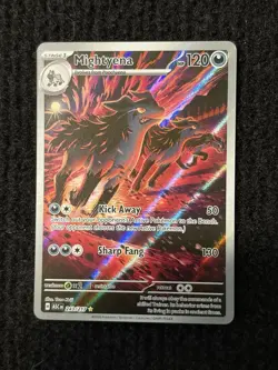 Mightyena 243/217 IR Ascended Heroes NM Pokemon tcg card full art illustration - Image 1