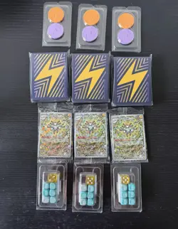 Pokemon Surging Sparks Pokemon TCG Player's Guide w/ Card Lot, Sleeves & Dice - Image 3