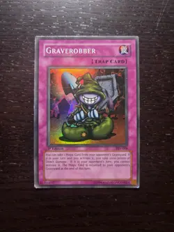 Konami Graverobber PSV-008 Pharaoh's Servant 1st Edition Super Rare Holo Card MP - Image 2